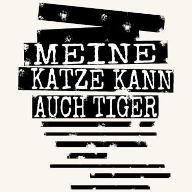 Motiv katze - meine Katze kann auch Tiger