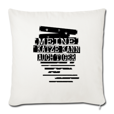 Katzen Kissenbezug - katze - meine Katze kann auch Tiger