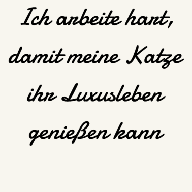 Motiv katze - Luxusleben einer Katze