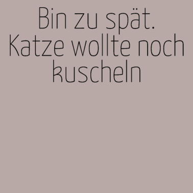 Motiv katze - Katze wollte kuscheln