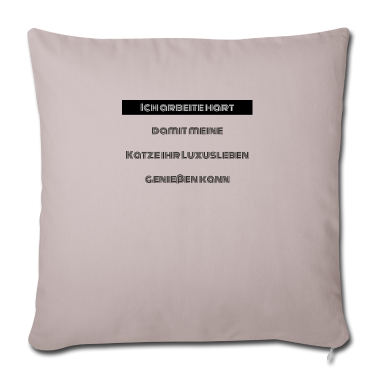 Katzen Kissenbezug - katze - Luxusleben einer Katze