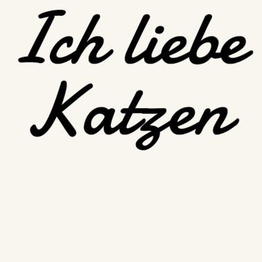 Motiv katze - Ich liebe Katzen