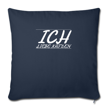 Katzen Kissenbezug - katze - Ich liebe Katzen