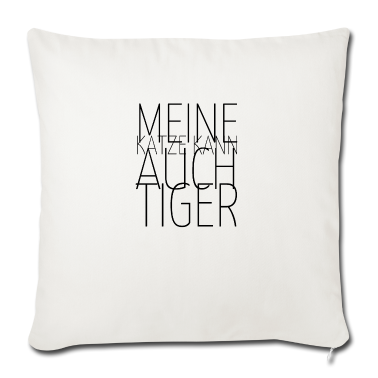 Katzen Kissenbezug - katze - meine Katze kann auch Tiger