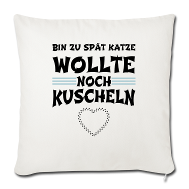 Katzen Kissenbezug - katze - Katze wollte kuscheln