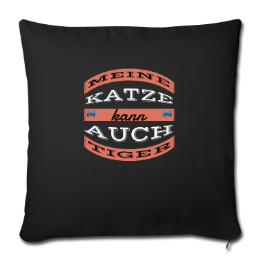 Katzen Kissenbezug - katze - meine Katze kann auch Tiger