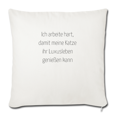 Katzen Kissenbezug - katze - Luxusleben einer Katze