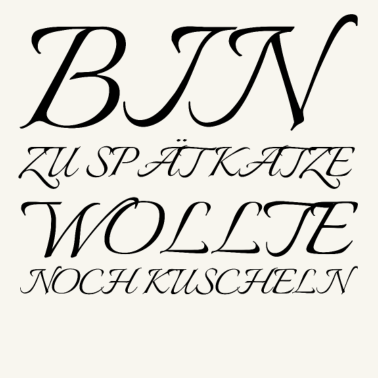 Motiv katze - Katze wollte kuscheln