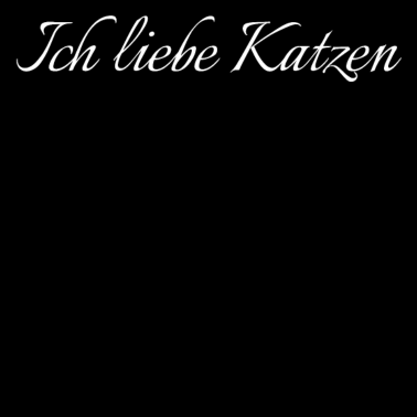 Motiv katze - Ich liebe Katzen