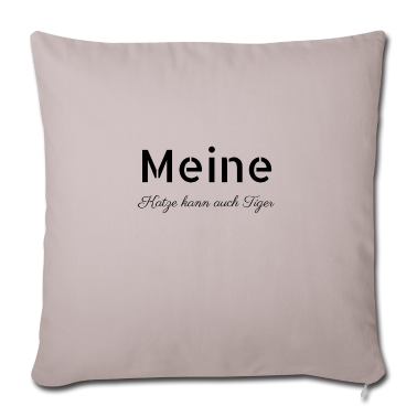 Katzen Kissenbezug - katze - meine Katze kann auch Tiger