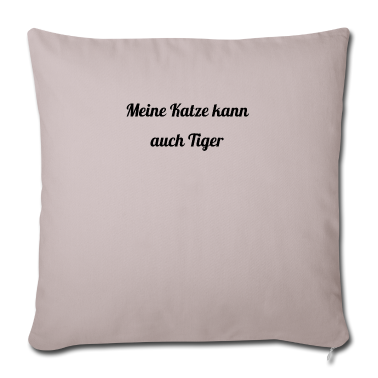 Katzen Kissenbezug - katze - meine Katze kann auch Tiger