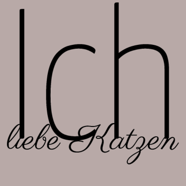 Motiv katze - Ich liebe Katzen