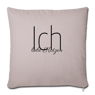 Katzen Kissenbezug - katze - Ich liebe Katzen