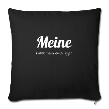 Katzen Kissenbezug - katze - meine Katze kann auch Tiger