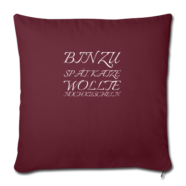 Katzen Kissenbezug - katze - Katze wollte kuscheln