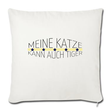 Katzen Kissenbezug - katze - meine Katze kann auch Tiger