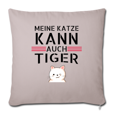 Katzen Kissenbezug - katze - meine Katze kann auch Tiger