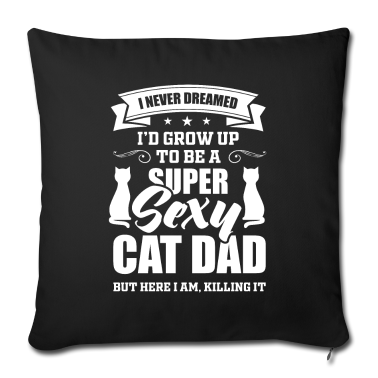 Katzen Kissenbezug - Katzen Katze Vater