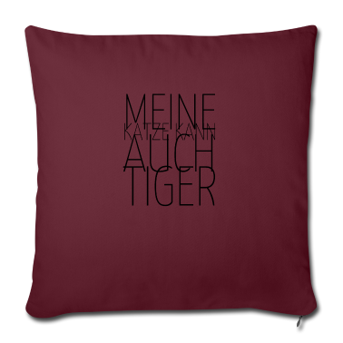 Katzen Kissenbezug - katze - meine Katze kann auch Tiger