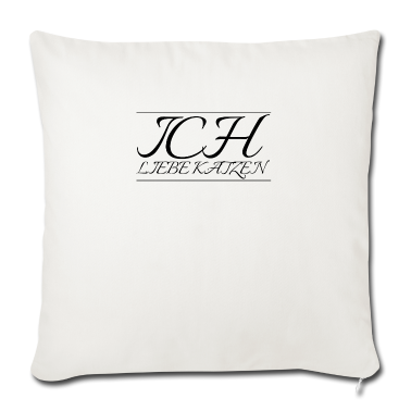Katzen Kissenbezug - katze - Ich liebe Katzen