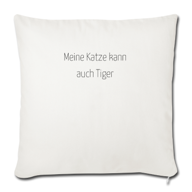 Katzen Kissenbezug - katze - meine Katze kann auch Tiger