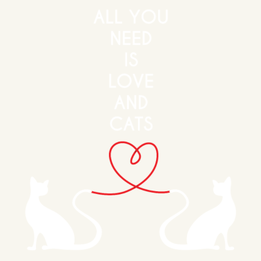 Motiv Katze - Liebe - Katzen - Ich liebe meine Katze