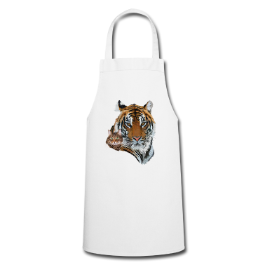 Katzen Schürze - Tiger und Katze