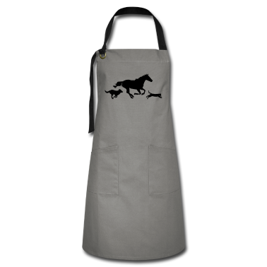 Katzen Sch&uuml;rze - Pferd Katze Hund