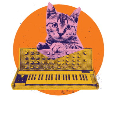 Motiv Analog Synthesizer Katze