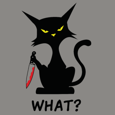 Motiv Katze Schwarze Katze katzen geschenk Hauskatze