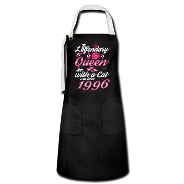 Katzen Sch&uuml;rze - Legendäre Königin 1996 Geboren Frauen Mit Katze