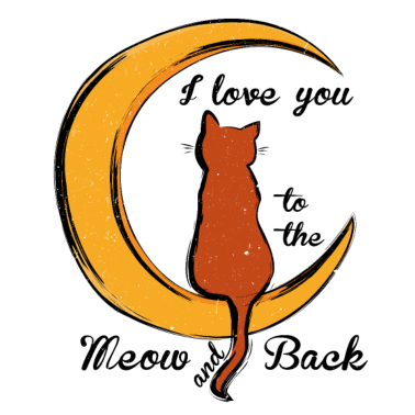 Motiv To The Meow And Back | Katzen Wortspiel Geschenk