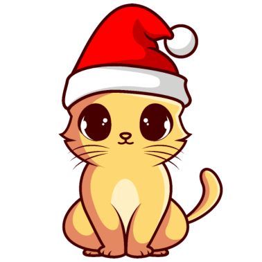 Motiv Katzen Weihnachten Katze Weihnachtskatze Geschenk