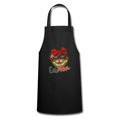 Katzen Sch&uuml;rze - Katze Cat T shirt Geschenk Fan Lustig Mittelfinger