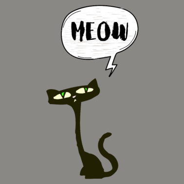 Motiv Kawaii Katze Meow-Geschenkidee Katzenliebhaber