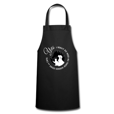 Katzen Sch&uuml;rze - Pferd Hund und Katze Geschenk t shirt