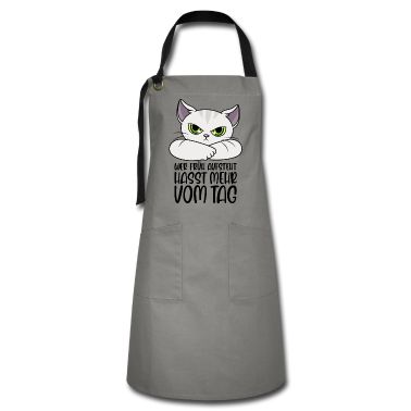 Katzen Sch&uuml;rze - Katze Sprüche Wer früh aufsteht hasst mehr vom Tag