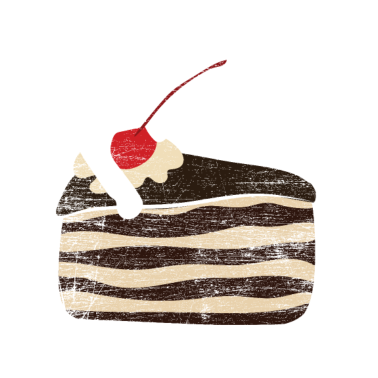 Motiv Schwarzwälder Kirschtorte Katze