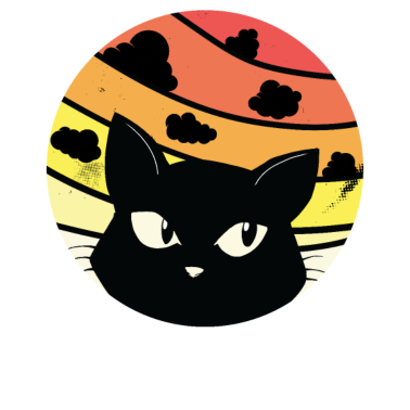 Motiv Cat Katze Retro Jahrgang Haustier