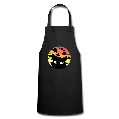 Katzen Sch&uuml;rze - Cat Katze Retro Jahrgang Haustier