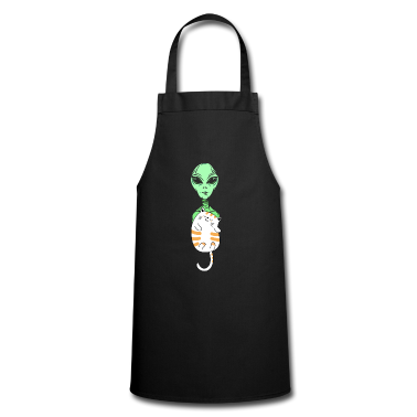 Katzen Sch&uuml;rze - Alien Lover Katze Tiergeschenk Design