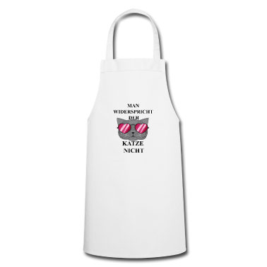 Katzen Sch&uuml;rze - Man widerspricht der Katze nicht Kätzchen Cat