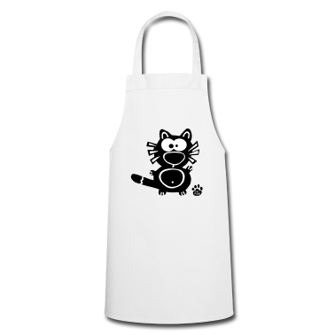 Katzen Sch&uuml;rze - Katzen Geschenk Familie Comic Katze Geschenke Tier