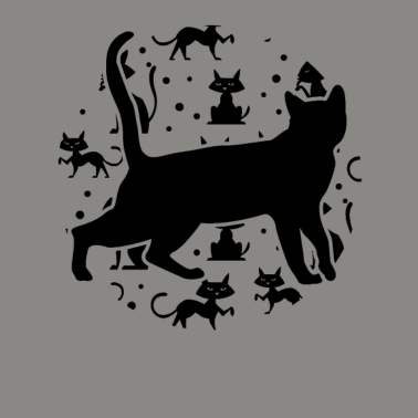 Motiv Katze mit Katzen und Kätzchen - Katzen