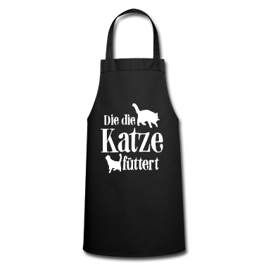 Katzen Sch&uuml;rze - Katzen Katze Katzenshirt Katze Geschenkidee