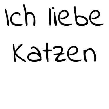 Motiv katze - Ich liebe Katzen