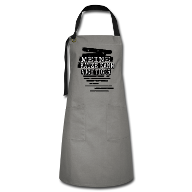 Katzen Sch&uuml;rze - katze - meine Katze kann auch Tiger