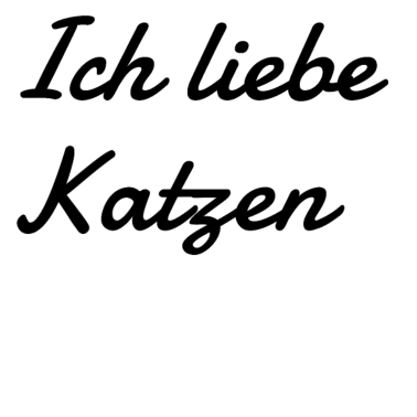 Motiv katze - Ich liebe Katzen