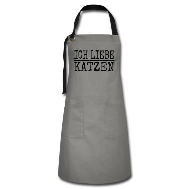 Katzen Sch&uuml;rze - katze - Ich liebe Katzen