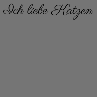 Motiv katze - Ich liebe Katzen